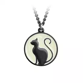 Meow at the Moon Pendant