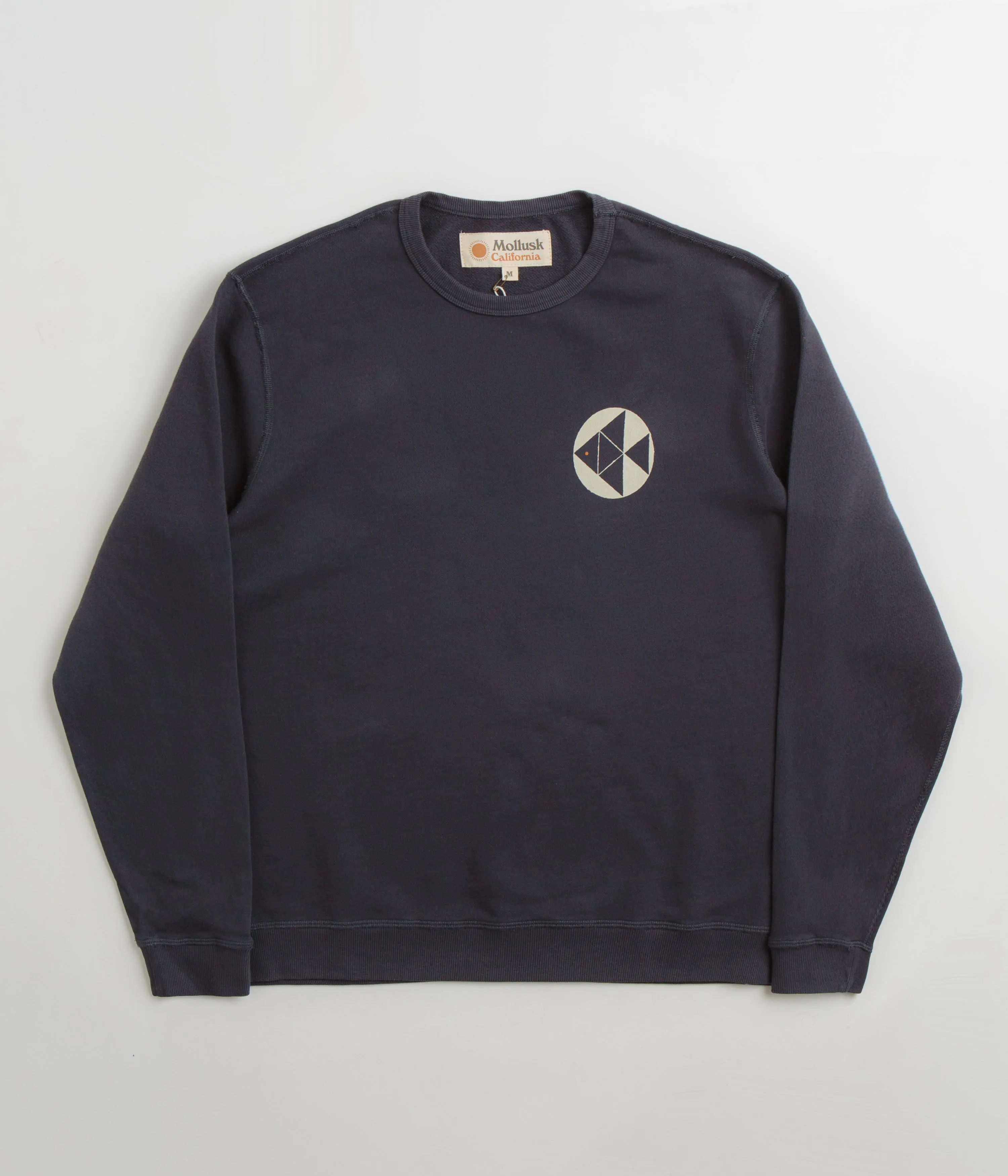 Mollusk Triangulation Crewneck Sweatshirt - Faded Navy