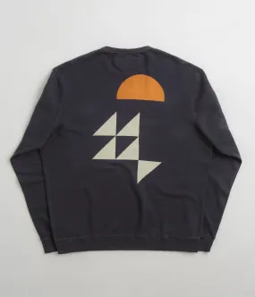 Mollusk Triangulation Crewneck Sweatshirt - Faded Navy