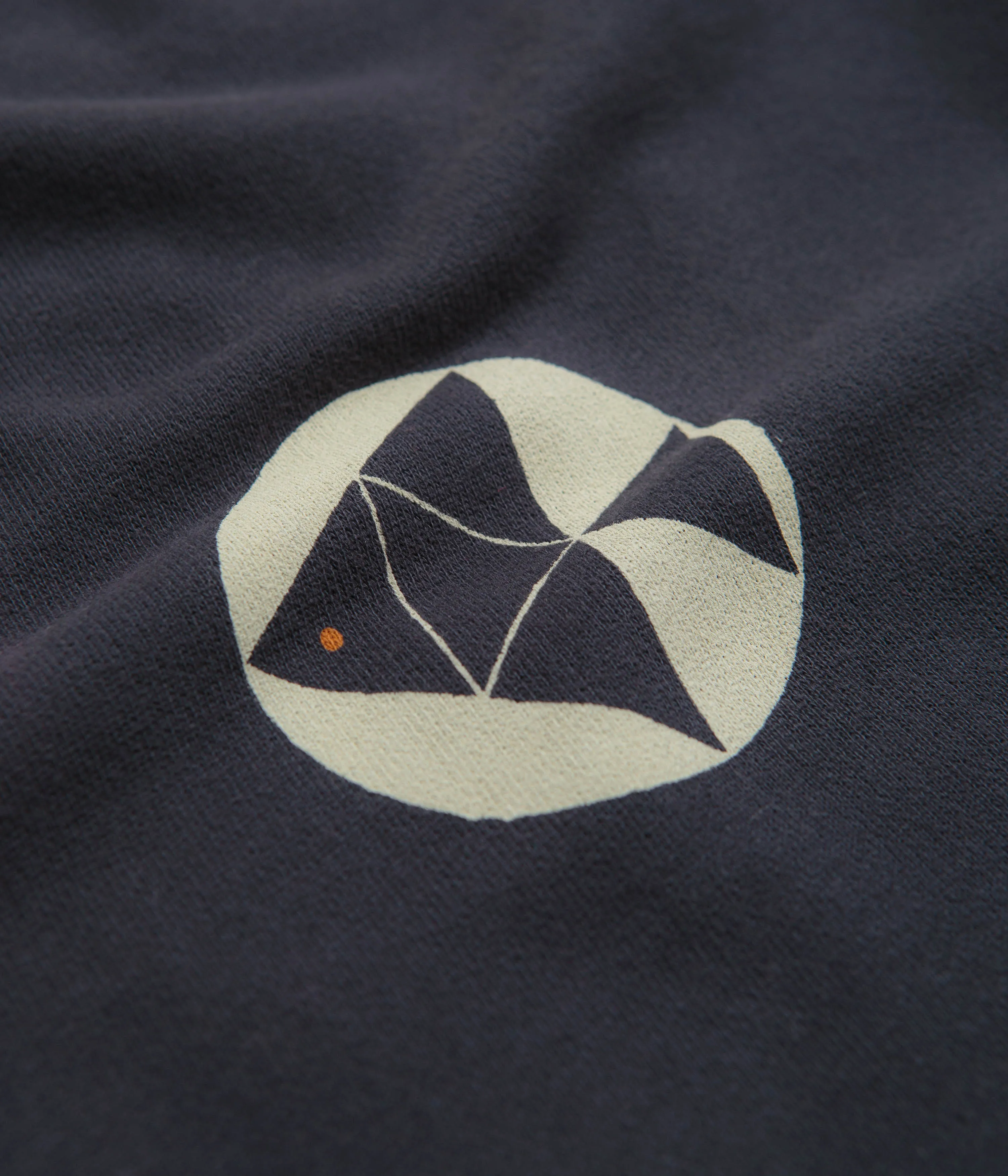 Mollusk Triangulation Crewneck Sweatshirt - Faded Navy