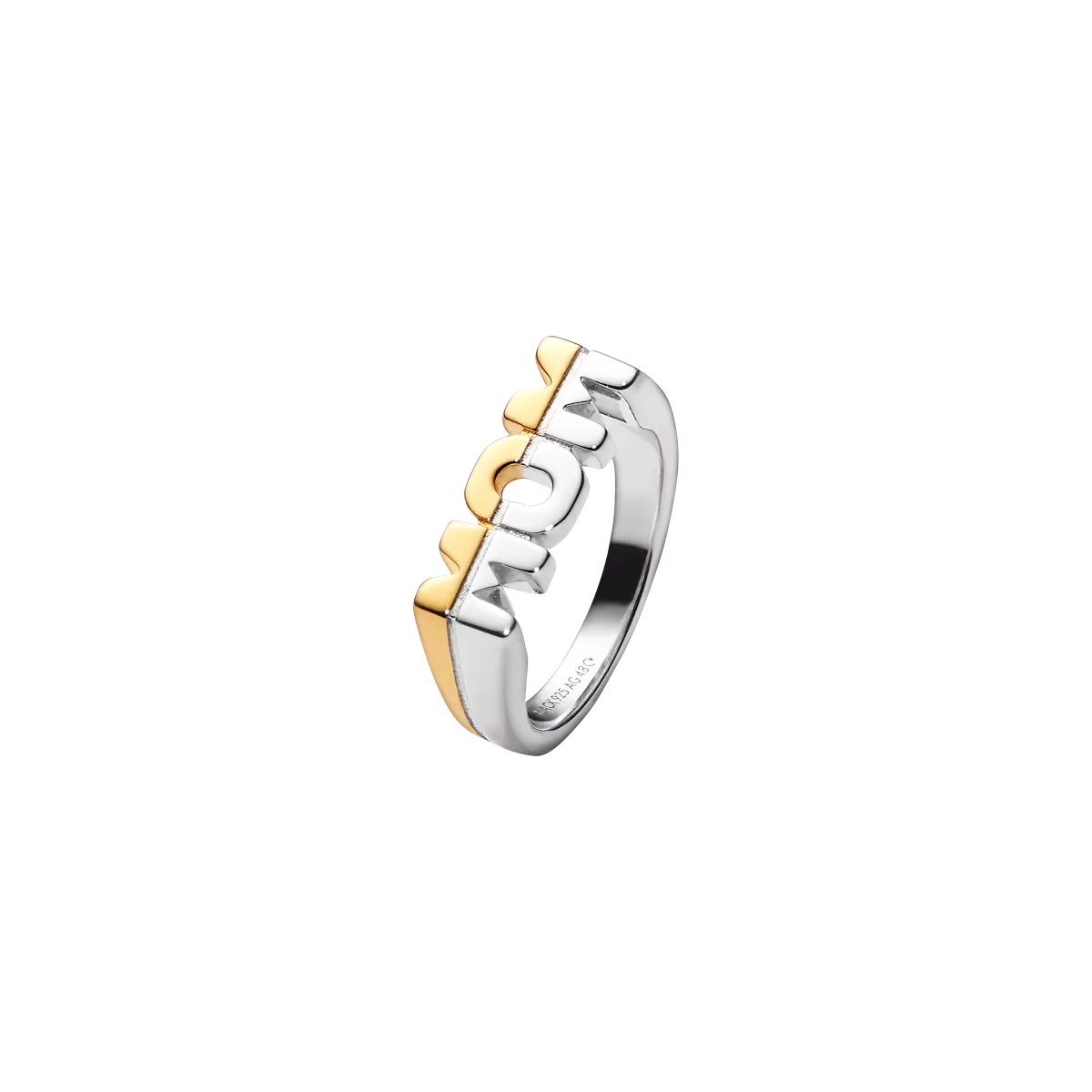 MOM Ring, Gold/Silver