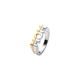 MOM Ring, Gold/Silver