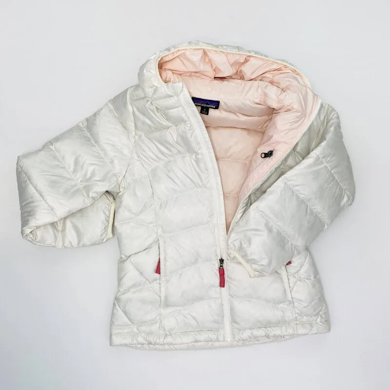 Patagonia  Girls' Hi-Loft Down Sweater Hoody - Giacca in piumino di seconda mano - Bambino - Bianco - M