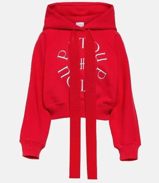 PATOU  |Long Sleeves Cotton Logo Hoodies & Sweatshirts