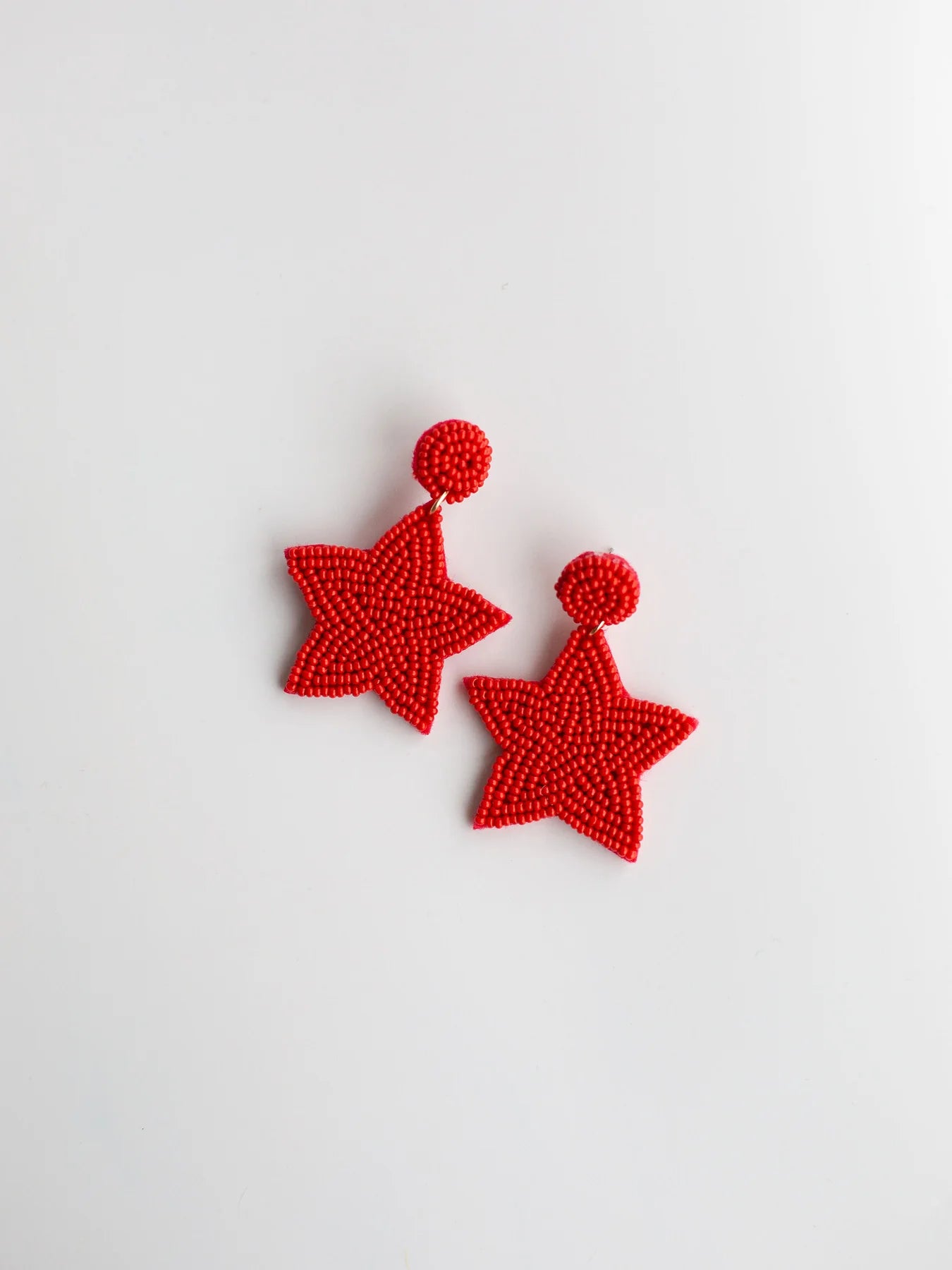 Red Star Earrings - Michelle McDowell