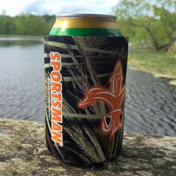 Sportsman Koozie - Orange w/ Camo