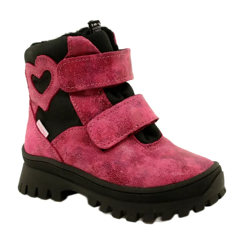 TE-POR Mazurek 1351 Waterproof Boots Snow Boots pink