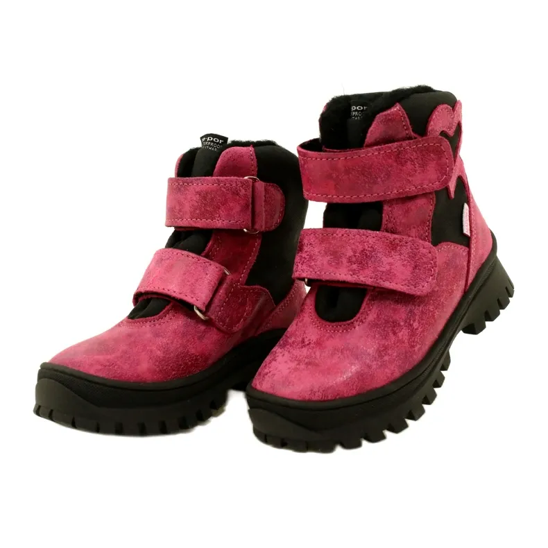 TE-POR Mazurek 1351 Waterproof Boots Snow Boots pink