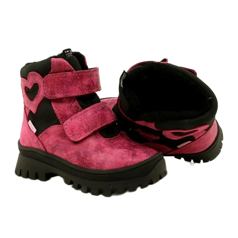 TE-POR Mazurek 1351 Waterproof Boots Snow Boots pink