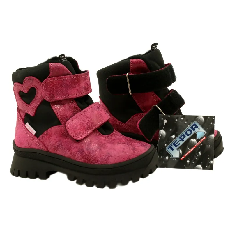 TE-POR Mazurek 1351 Waterproof Boots Snow Boots pink