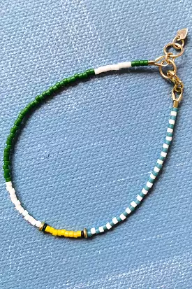 Thinnest Line Bracelet | Fairway Green