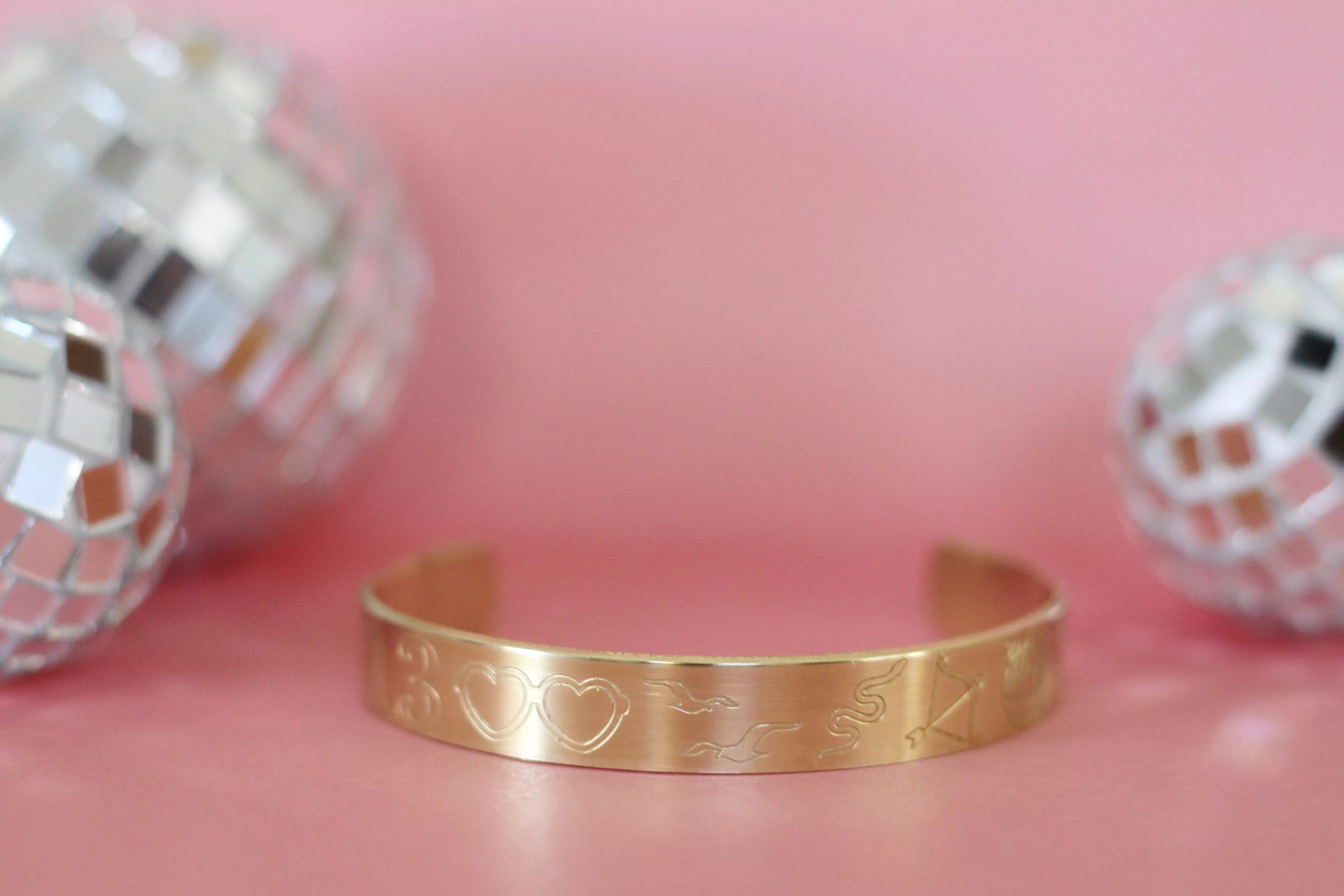 TS Album Eras Engraved Cuff Bracelet