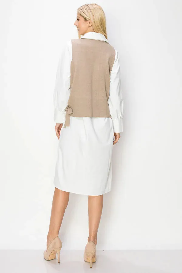 Whema Dress - Khaki