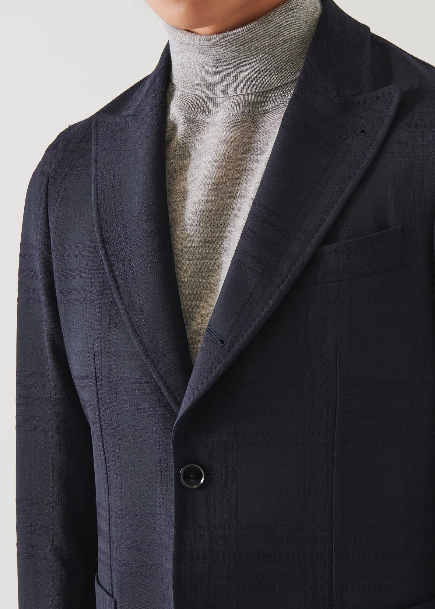 WINDOW PANE CHECK BLAZER