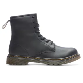 Youth 1460 Softy T Leather Lace Up Boots - Black Softy